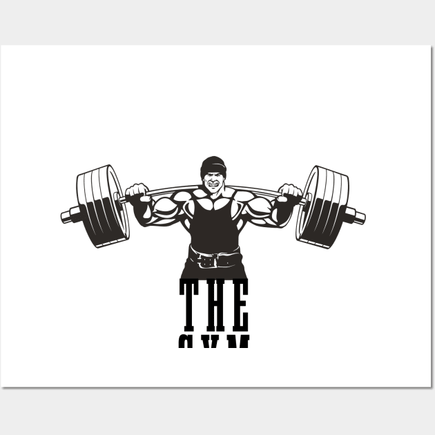 The Gym Wall Art by Thedesignstuduo